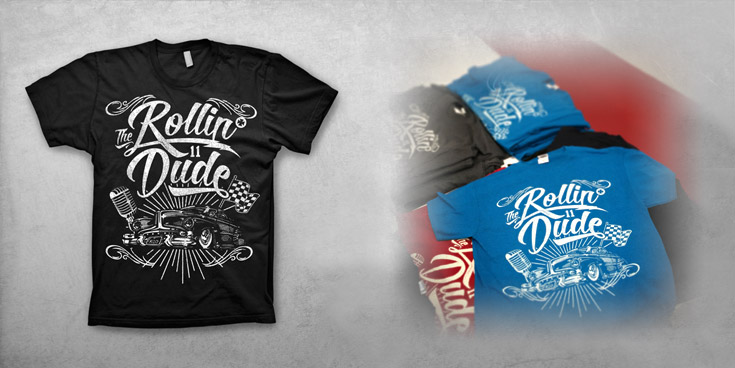 Rollin Dudes Shirt Edition Hot Rod